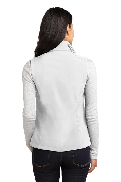 Custom Embroidered Port Authority Women's Core Soft Shell Vest. L325,Marshmallow