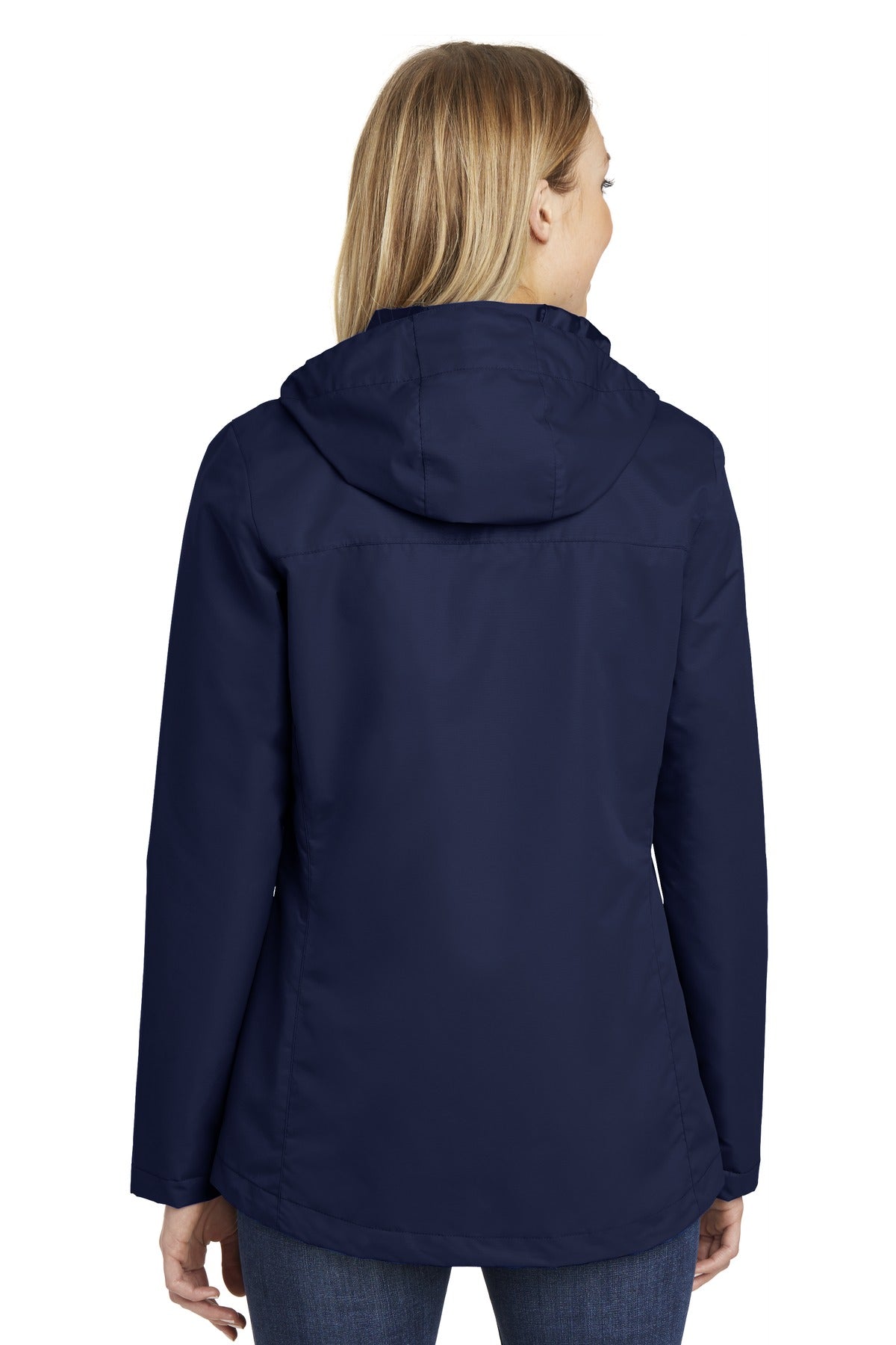 Custom Embroidered Port Authority Women's All-Conditions Jacket. L331,True Navy