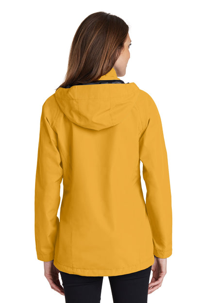 Custom Embroidered Port Authority Women's Torrent Waterproof Jacket. L333,Slicker Yellow