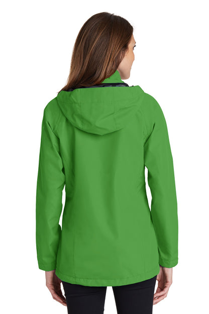Custom Embroidered Port Authority Women's Torrent Waterproof Jacket. L333,Vine Green