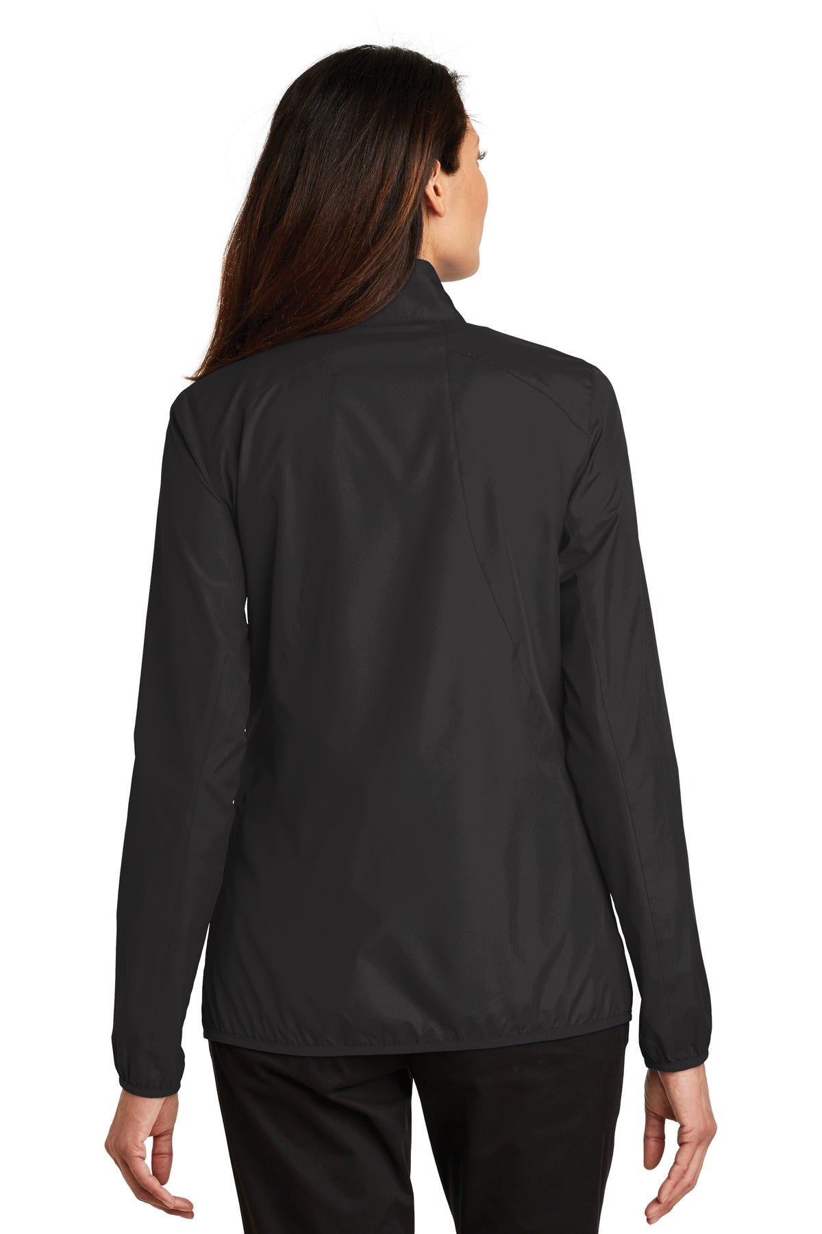 Custom Embroidered Port Authority Women's Zephyr Full-Zip Jacket. L344,Black