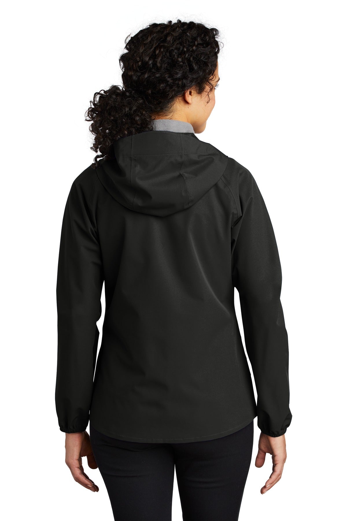 Custom Embroidered Port Authority  Women's Essential Rain Jacket L407,Deep Black