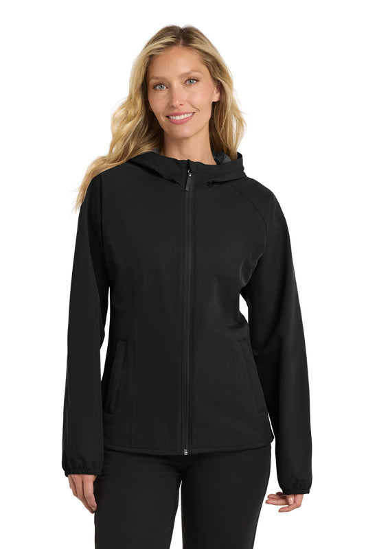Custom Embroidered Port Authority Outerwear in Deep Black