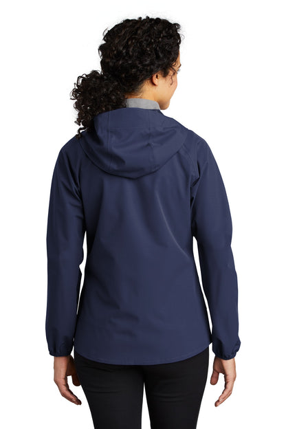 Custom Embroidered Port Authority  Women's Essential Rain Jacket L407,True Navy