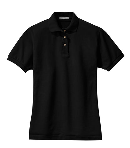 Port Authority Women's Heavyweight Cotton Pique Polo.  L420