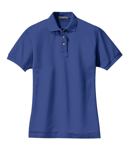 Port Authority Women's Heavyweight Cotton Pique Polo.  L420