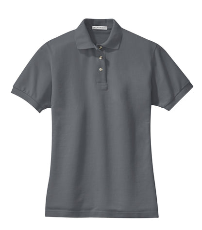 Port Authority Women's Heavyweight Cotton Pique Polo.  L420