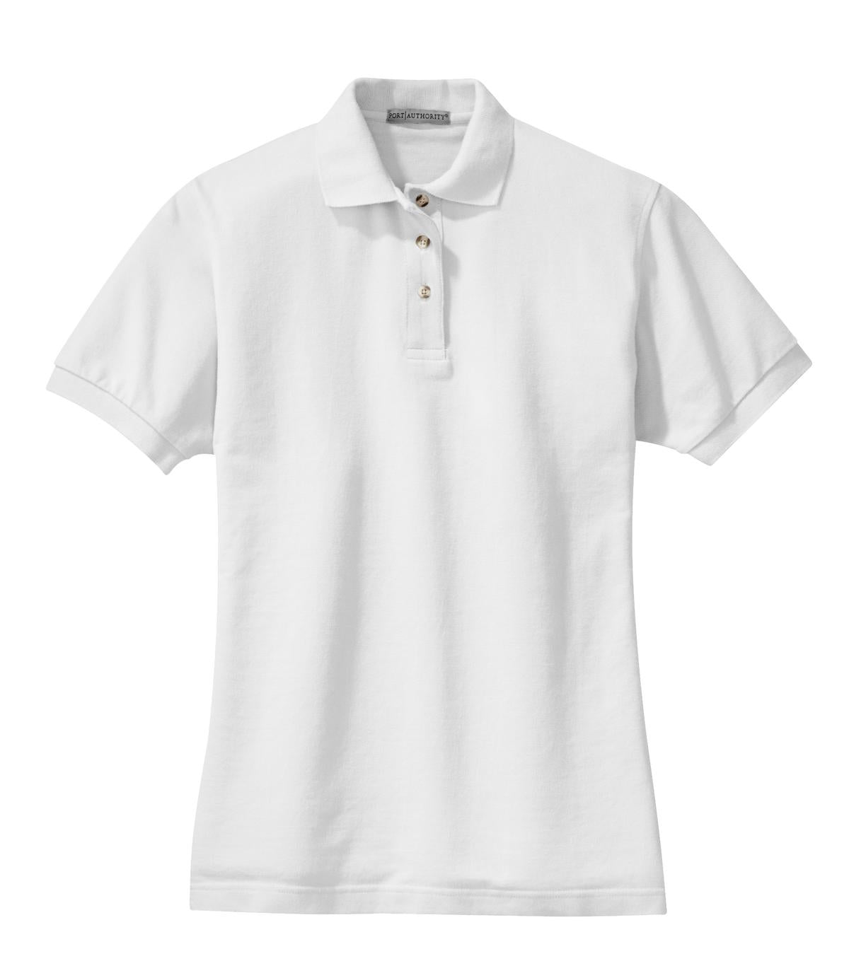 Port Authority Women's Heavyweight Cotton Pique Polo.  L420