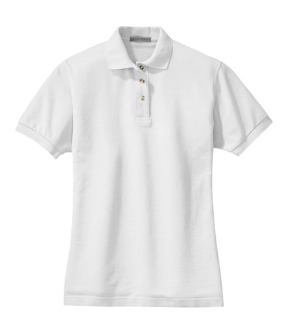 Port Authority Women's Heavyweight Cotton Pique Polo.  L420
