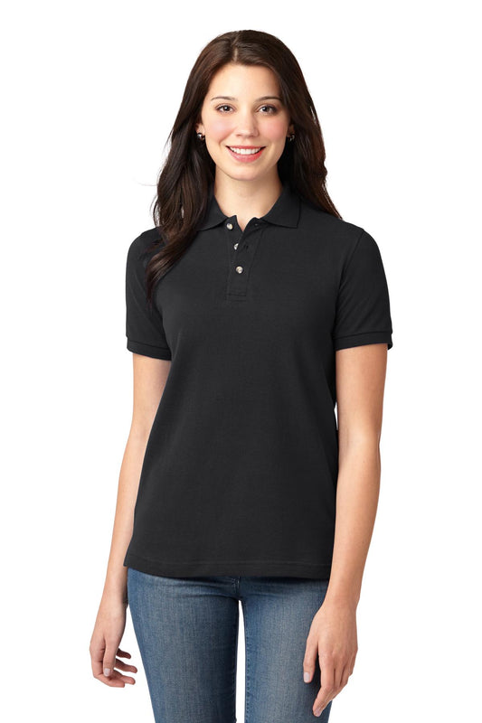 Port Authority Women's Heavyweight Cotton Pique Polo.  L420
