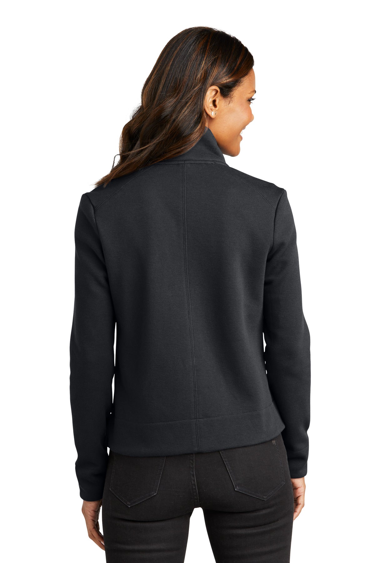 Custom Embroidered Port Authority Women's Network Fleece Jacket L422,Charcoal