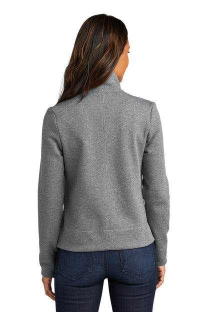 Custom Embroidered Port Authority Women's Network Fleece Jacket L422,Grey Heather