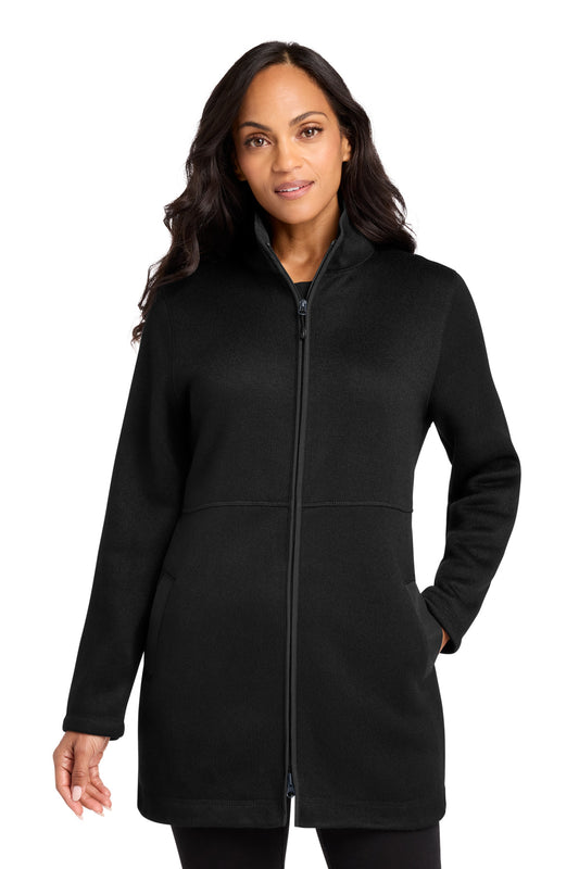 Port Authority Women's Arc Sweater Fleece Long Jacket L425