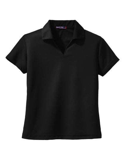 Sport-Tek Women's Dri-Mesh V-Neck Polo.  L469