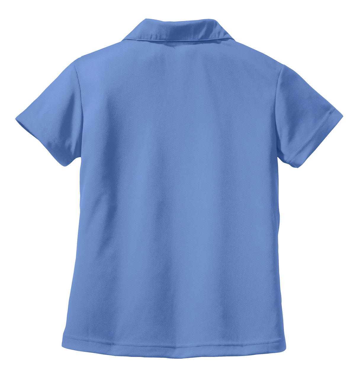Sport-Tek Women's Dri-Mesh V-Neck Polo.  L469