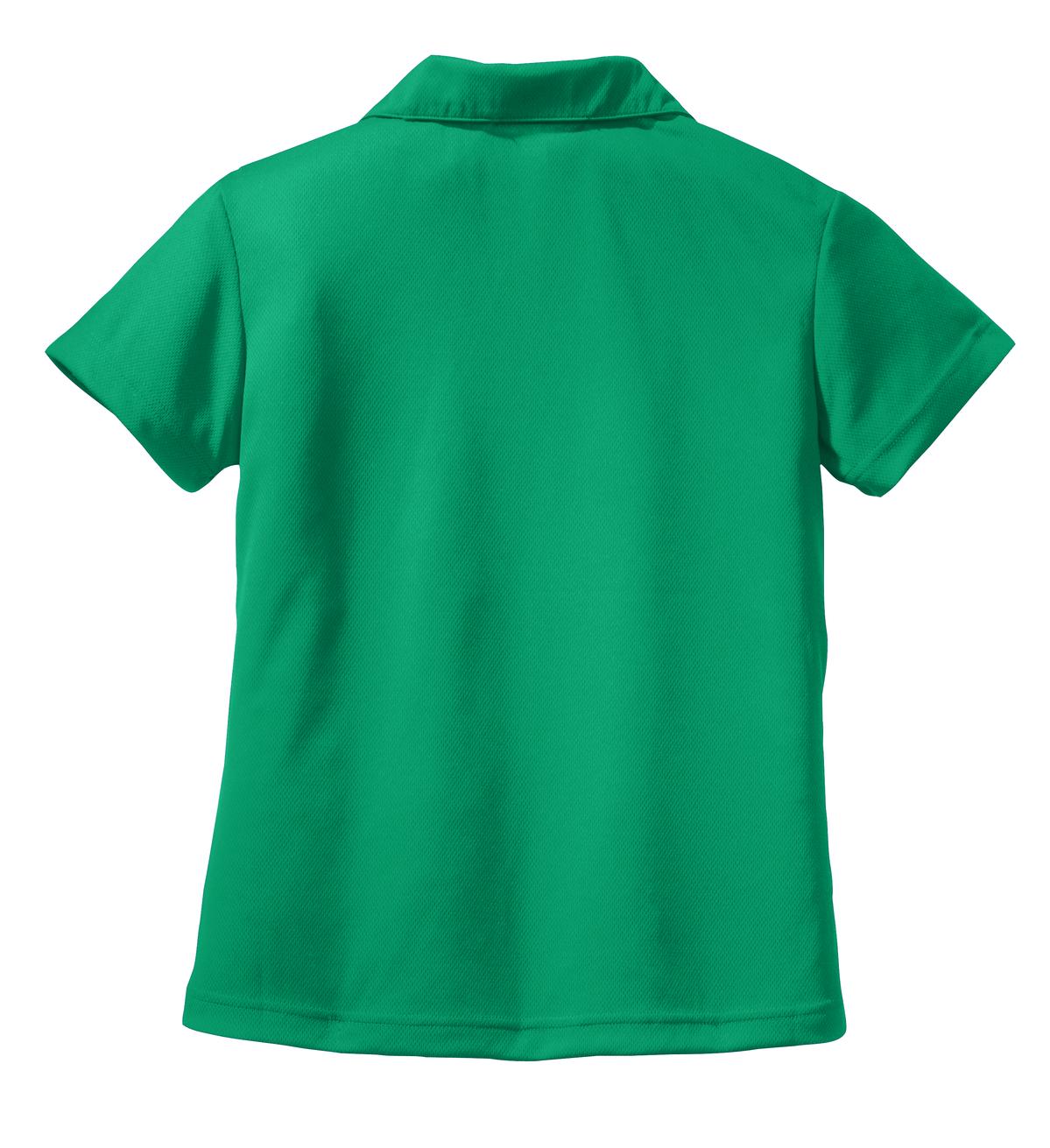 Sport-Tek Women's Dri-Mesh V-Neck Polo.  L469