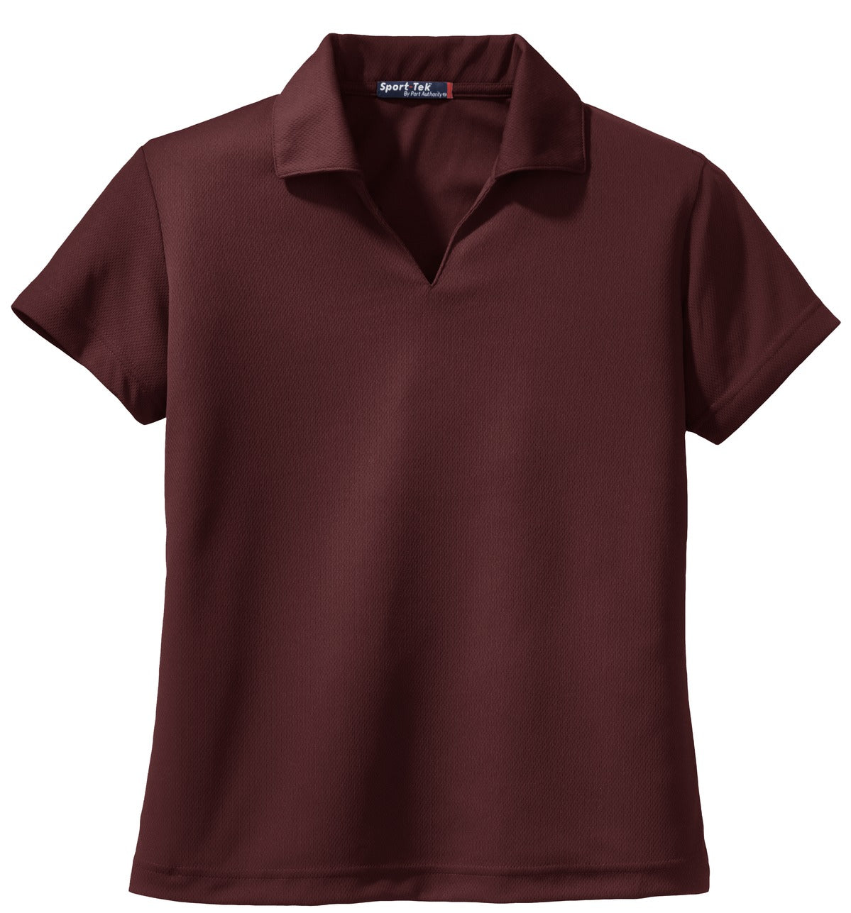 Sport-Tek Women's Dri-Mesh V-Neck Polo.  L469