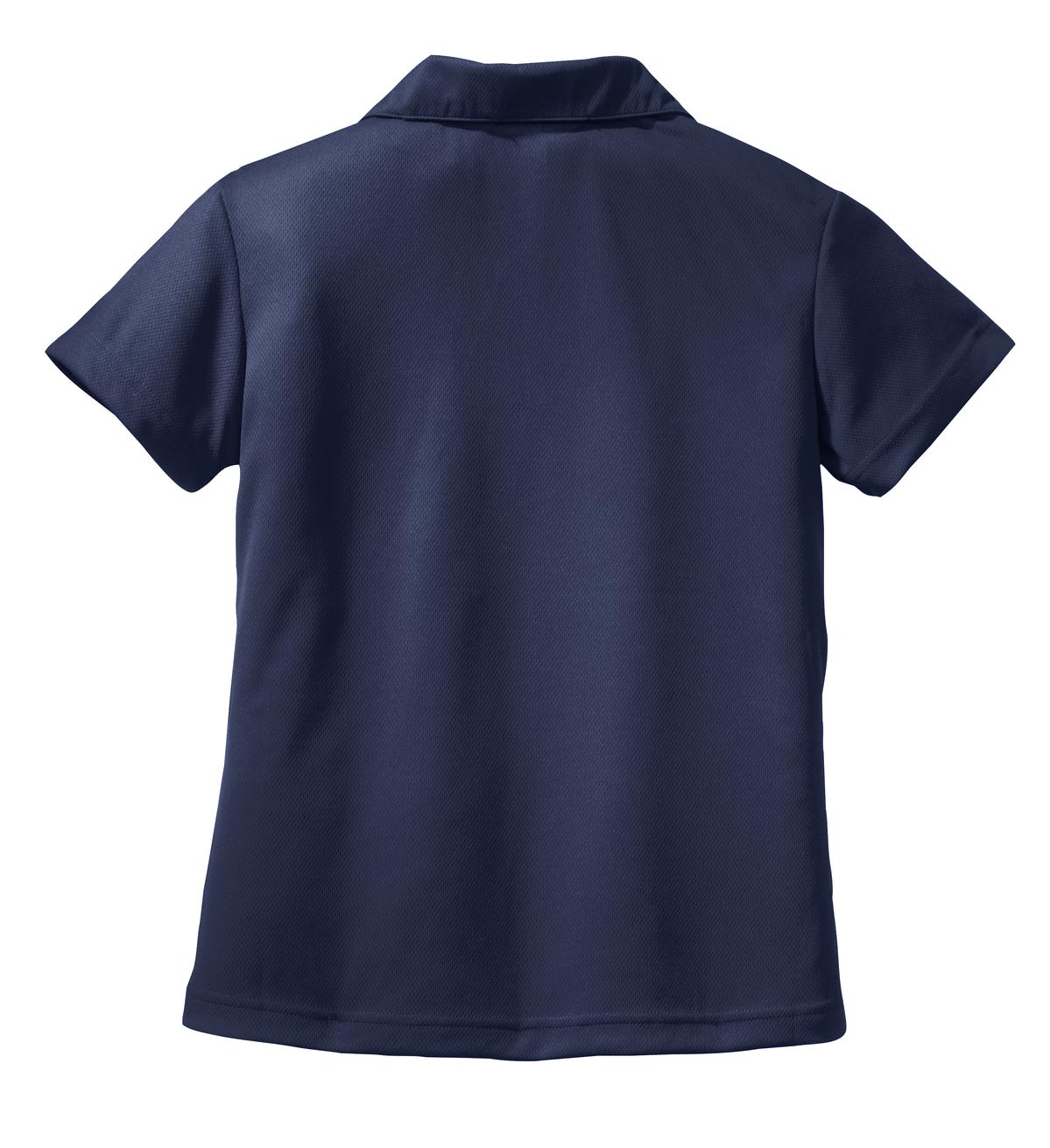 Sport-Tek Women's Dri-Mesh V-Neck Polo.  L469