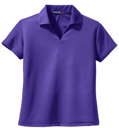 Sport-Tek Women's Dri-Mesh V-Neck Polo.  L469
