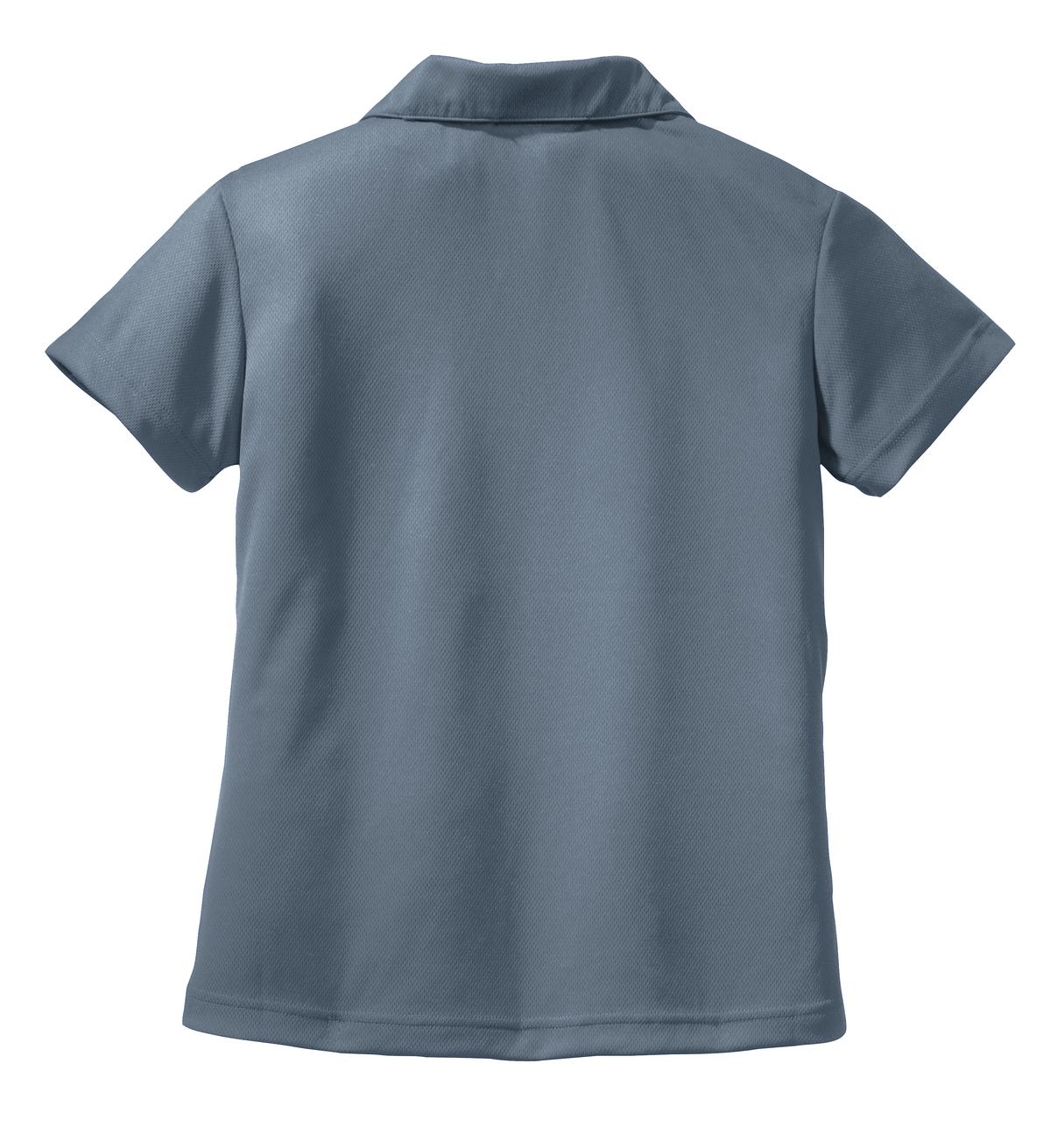 Sport-Tek Women's Dri-Mesh V-Neck Polo.  L469