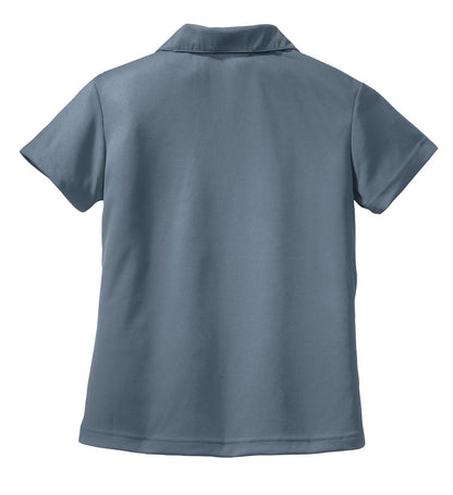 Sport-Tek Women's Dri-Mesh V-Neck Polo.  L469