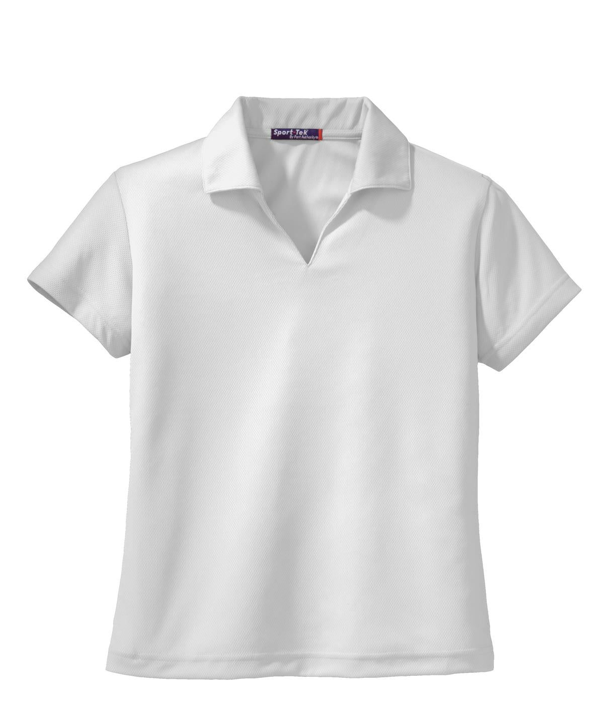 Sport-Tek Women's Dri-Mesh V-Neck Polo.  L469