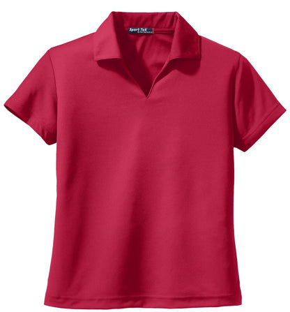 Sport-Tek Women's Dri-Mesh V-Neck Polo.  L469