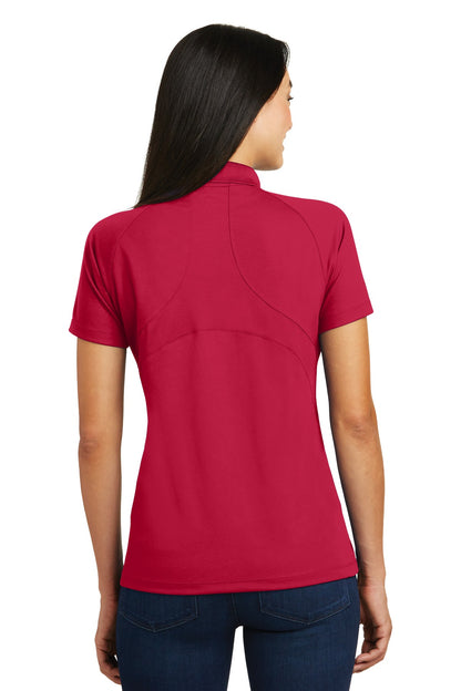 Custom Embroidered Sport-Tek Women's Dri-Mesh Pro Polo. L474,Engine Red