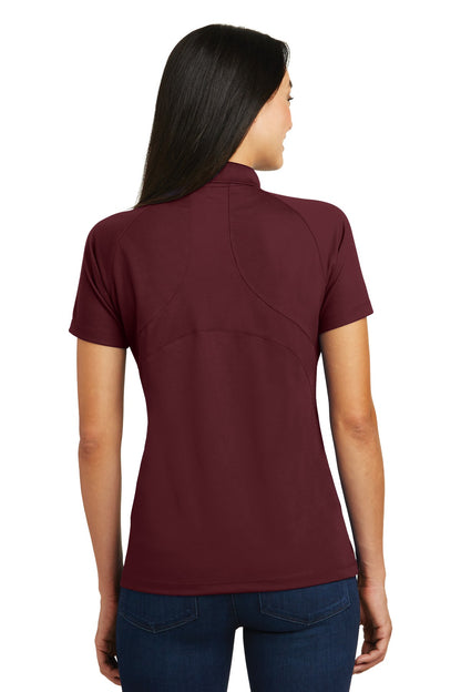 Custom Embroidered Sport-Tek Women's Dri-Mesh Pro Polo. L474,Maroon