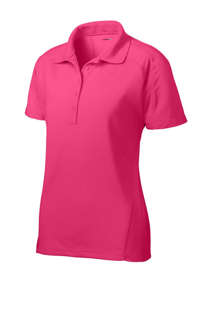 Custom Embroidered Sport-Tek Polos/Knits in Pink Raspberry