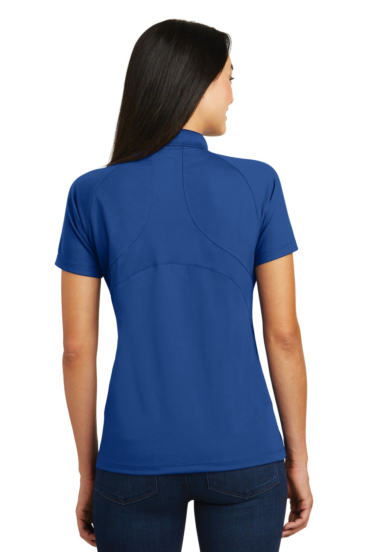 Custom Embroidered Sport-Tek Women's Dri-Mesh Pro Polo. L474,Royal