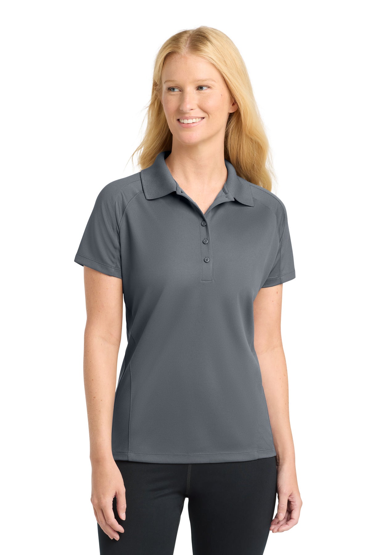 Custom Embroidered Sport-Tek Polos/Knits in Steel