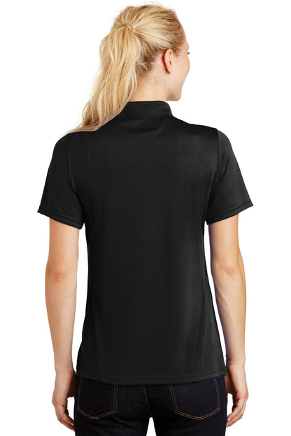 Custom Embroidered Sport-Tek Women's Dry Zone Raglan Accent Polo. L475,Black