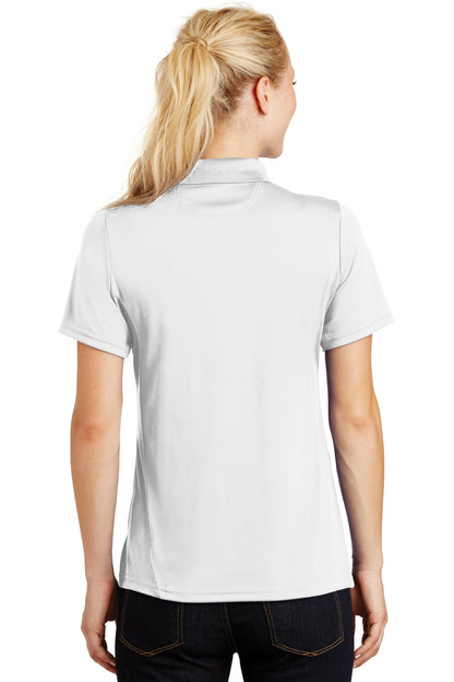 Custom Embroidered Sport-Tek Women's Dry Zone Raglan Accent Polo. L475,White