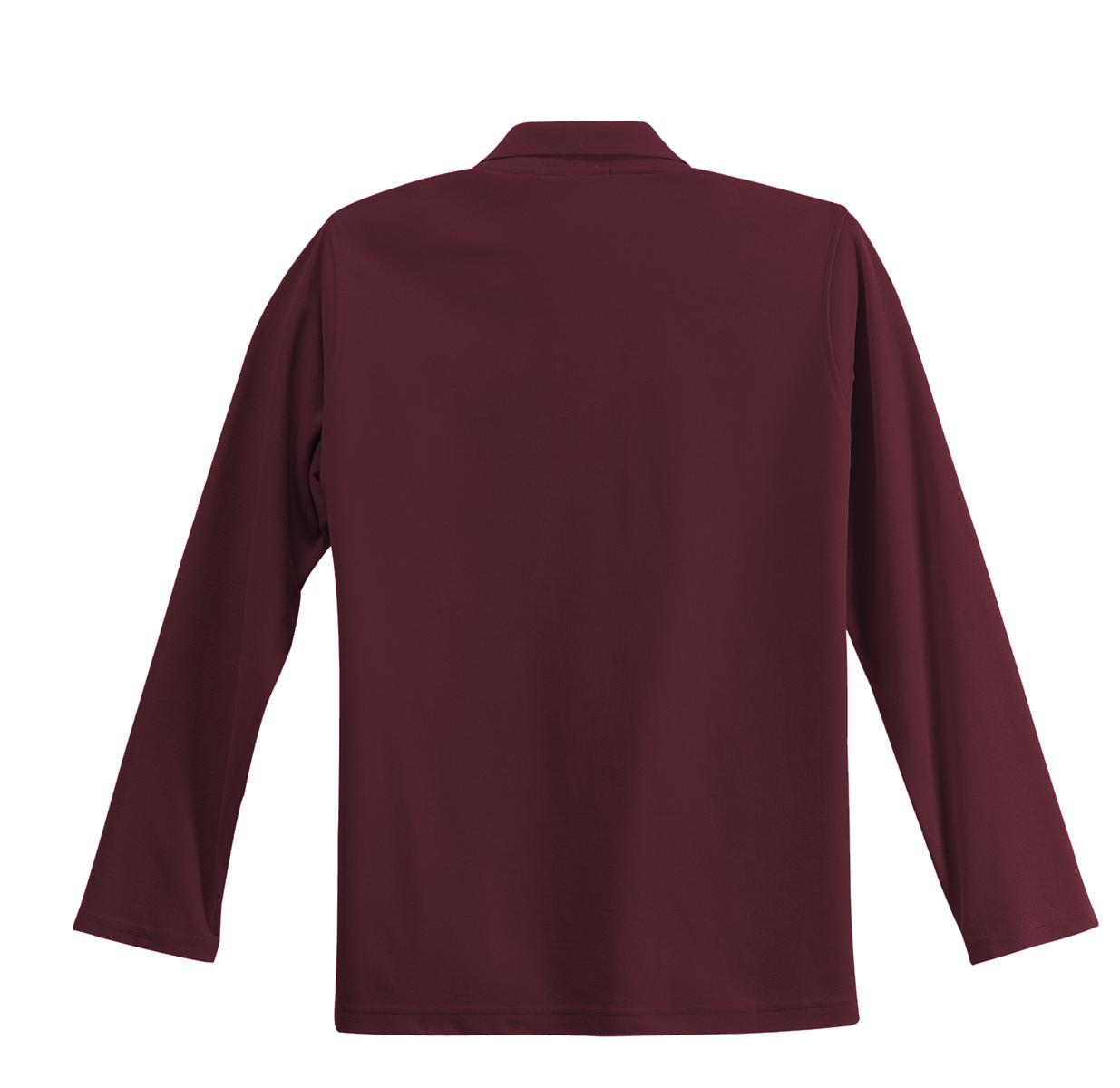 Port Authority Women's Silk Touch Long Sleeve Polo.  L500LS