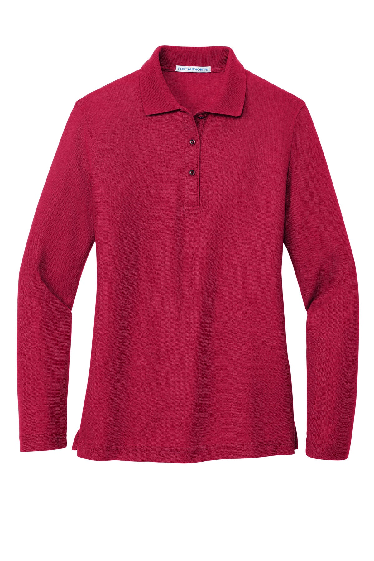 Port Authority Women's Silk Touch Long Sleeve Polo.  L500LS