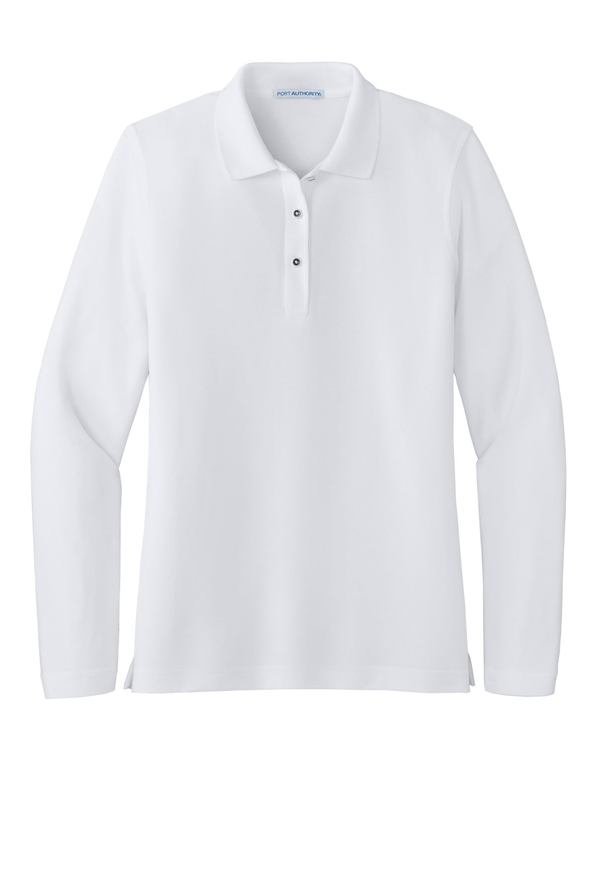 Port Authority Women's Silk Touch Long Sleeve Polo.  L500LS