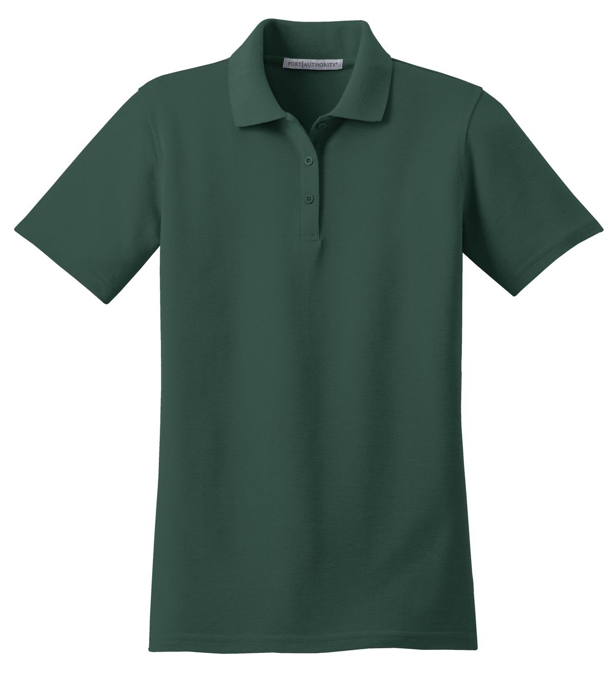 Custom Embroidered Port Authority Polos/Knits in Dark Green