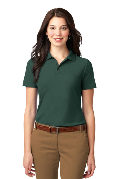Custom Embroidered Port Authority Polos/Knits in Dark Green