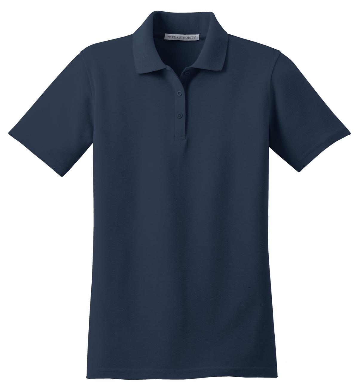 Custom Embroidered Port Authority Polos/Knits in Navy