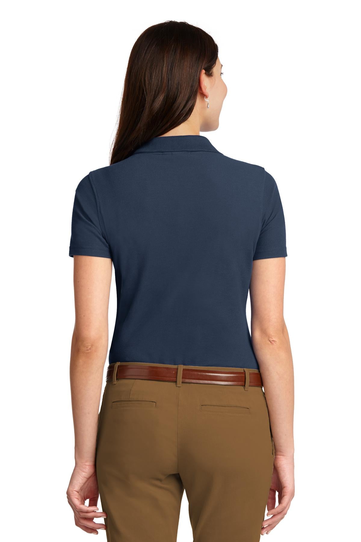 Custom Embroidered Port Authority Women's Stain-Resistant Polo. L510,Navy