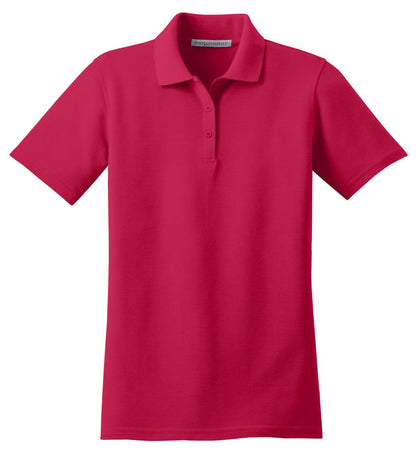 Custom Embroidered Port Authority Polos/Knits in Red