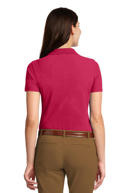 Custom Embroidered Port Authority Women's Stain-Resistant Polo. L510,Red