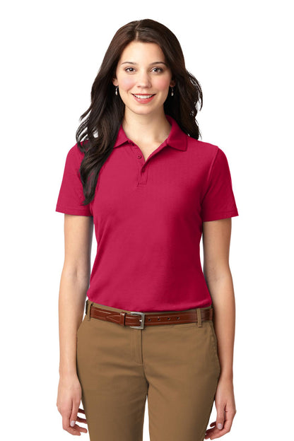 Custom Embroidered Port Authority Polos/Knits in Red