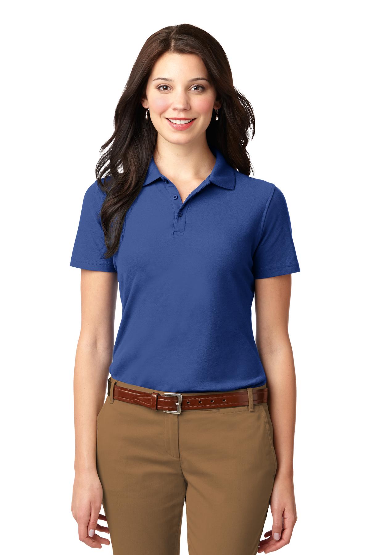 Custom Embroidered Port Authority Polos/Knits in Royal