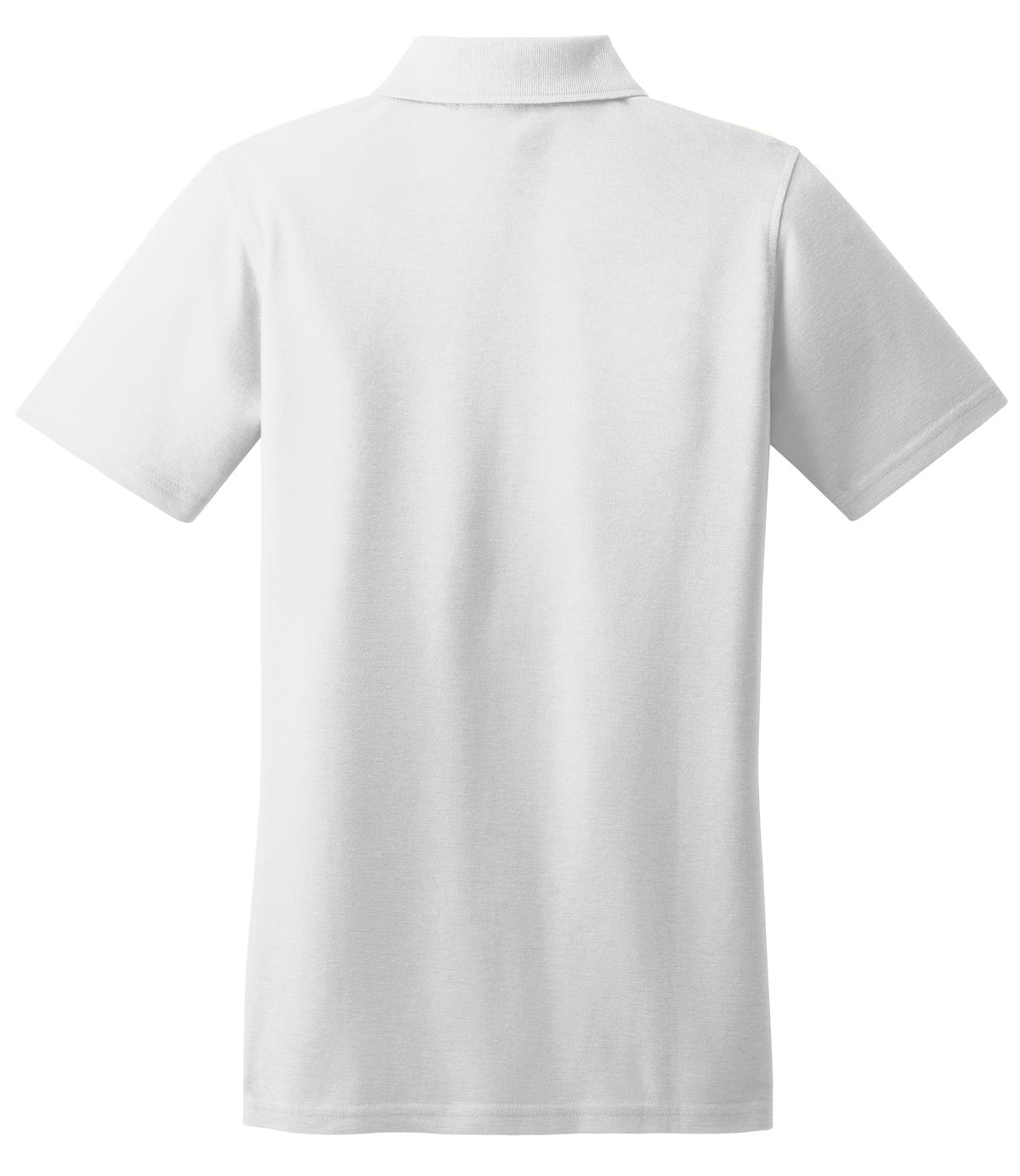 Custom Embroidered Port Authority Polos/Knits in White