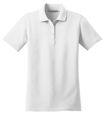 Custom Embroidered Port Authority Polos/Knits in White