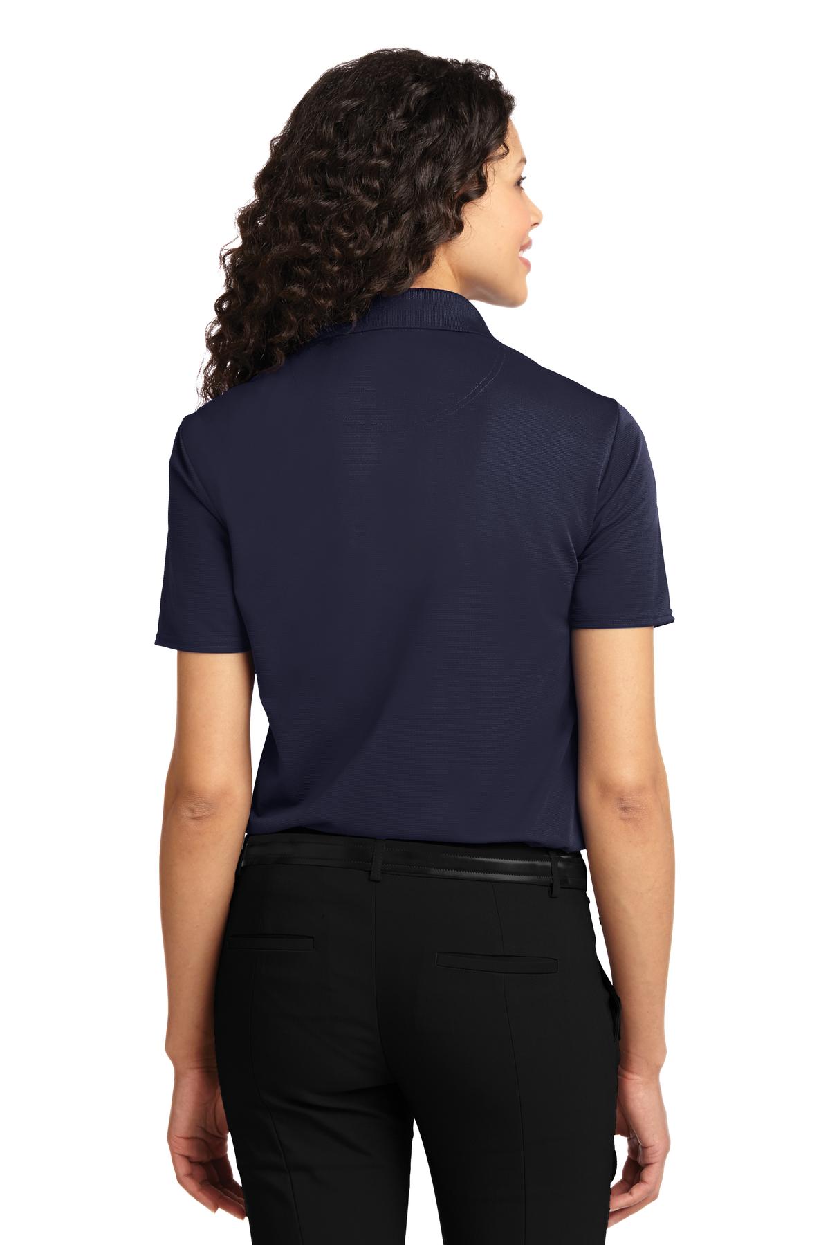 Custom Embroidered Port Authority Women's Dry Zone Ottoman Polo.  L525,Navy