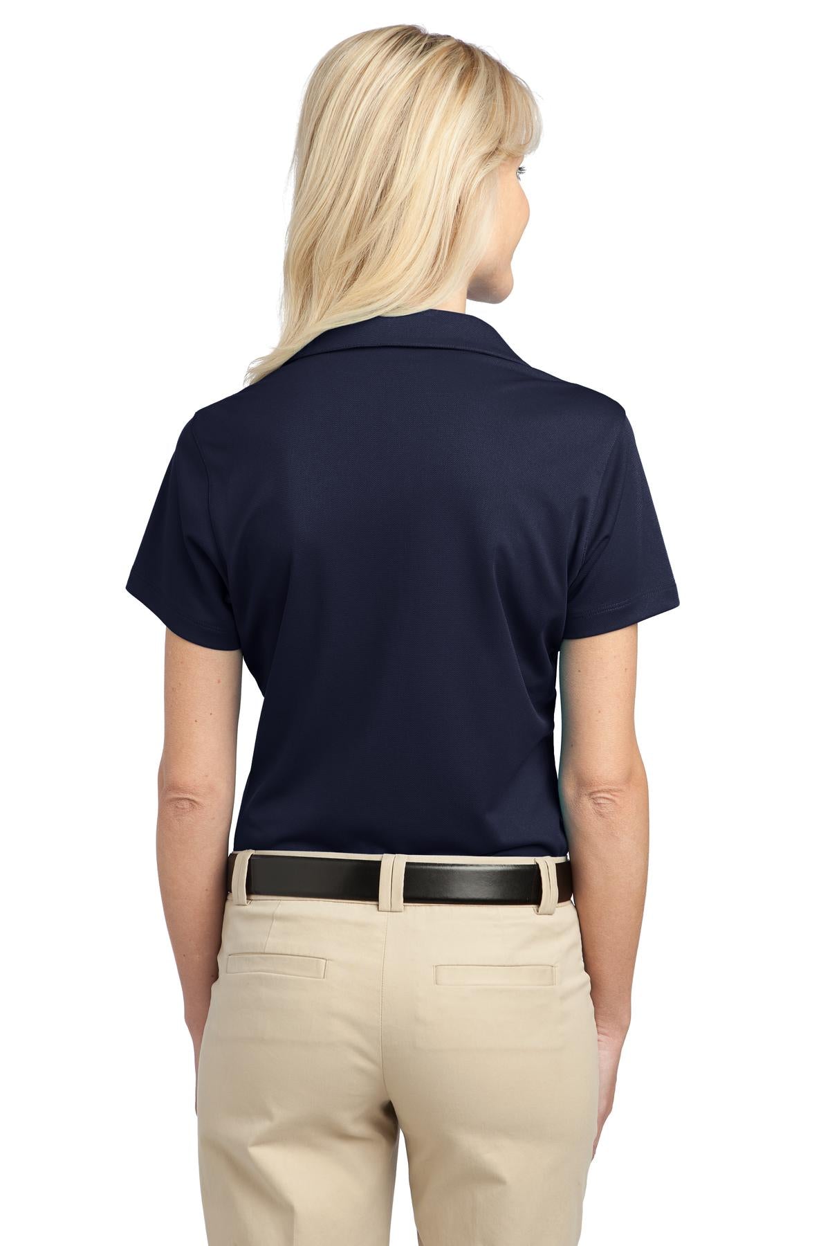 Custom Embroidered Port Authority Women's Tech Pique Polo. L527,Dark Navy