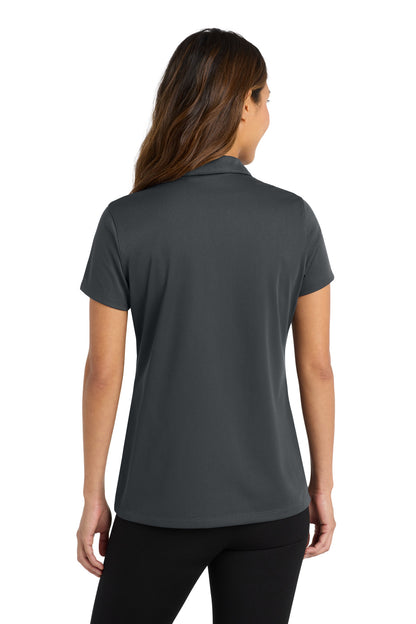 Custom Embroidered Port Authority Polos/Knits in Grey Smoke